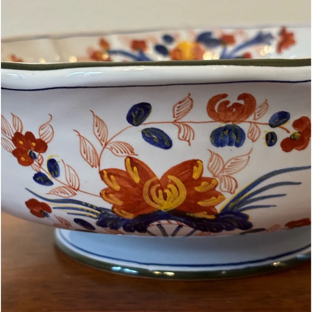 Tiffany & Co. Vintage Italian Hand Painted Ceramic Bowl